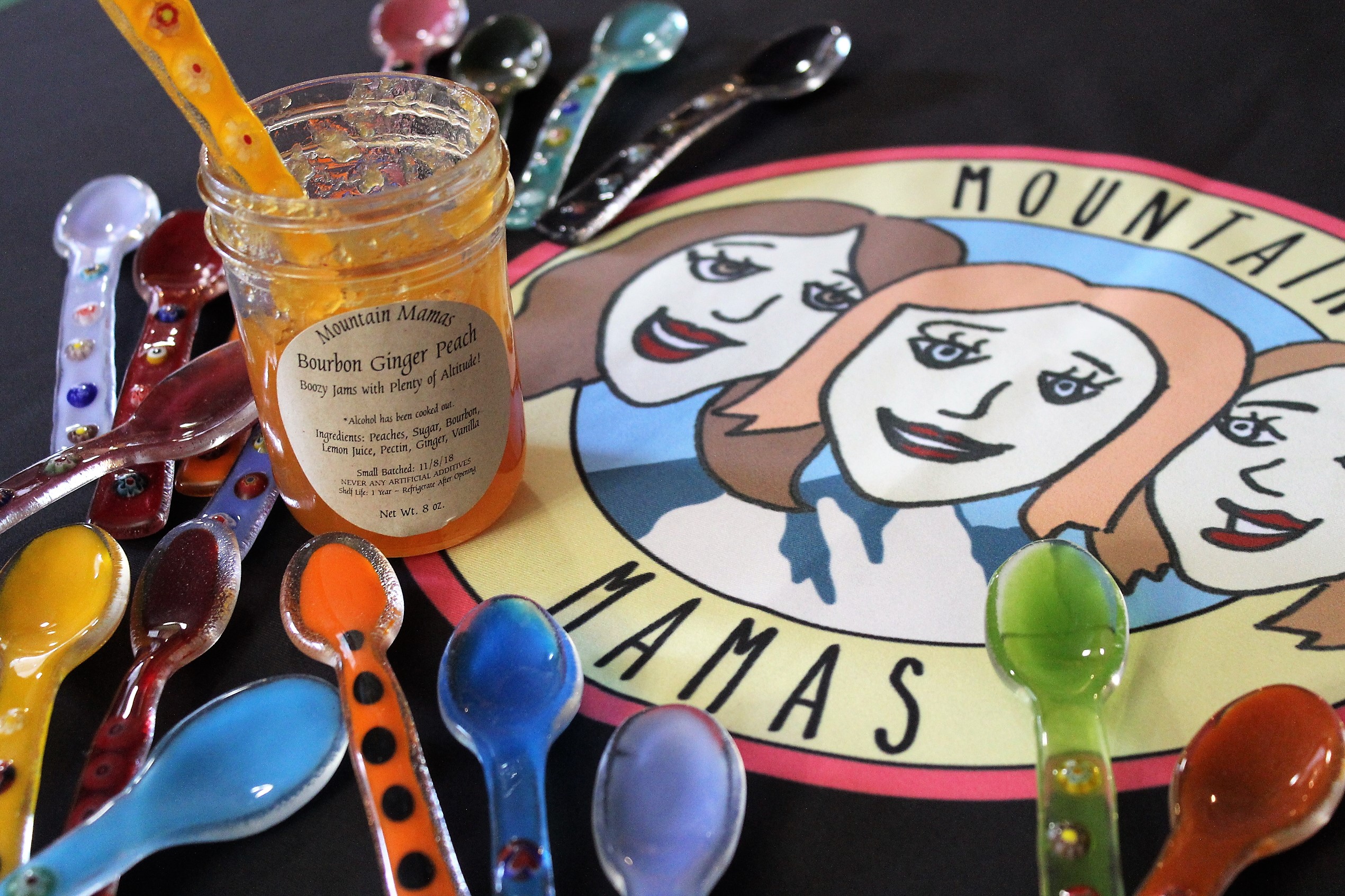 Bourbon Ginger Peach Jam